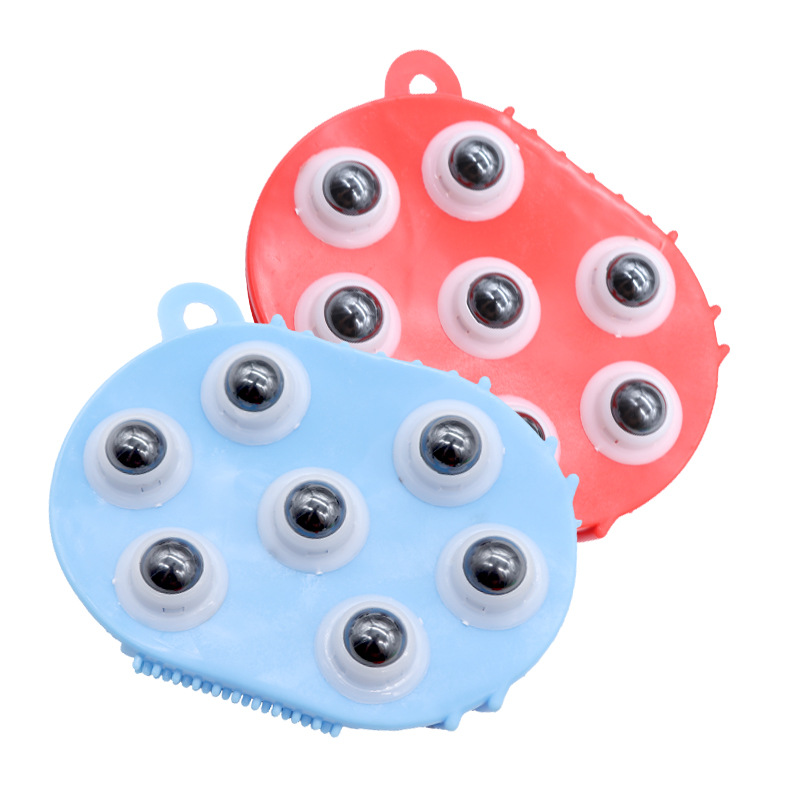 138 Magnetic Ball Dragon Ball Massage Brush Massage Essential Oil Nine Beads Brush Massage Body Steel Ball Rolling Massage Push