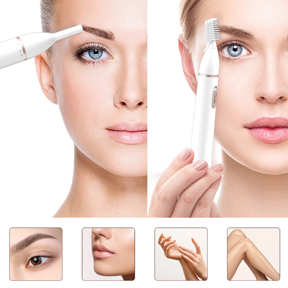 Cross-Border Popular Electric Eyebrow Trimmer Multifunctional Rechargeable Eyebrow Trimmer Automatic Eyebrow Trimmer Portable Female Eyebrow Trimmer