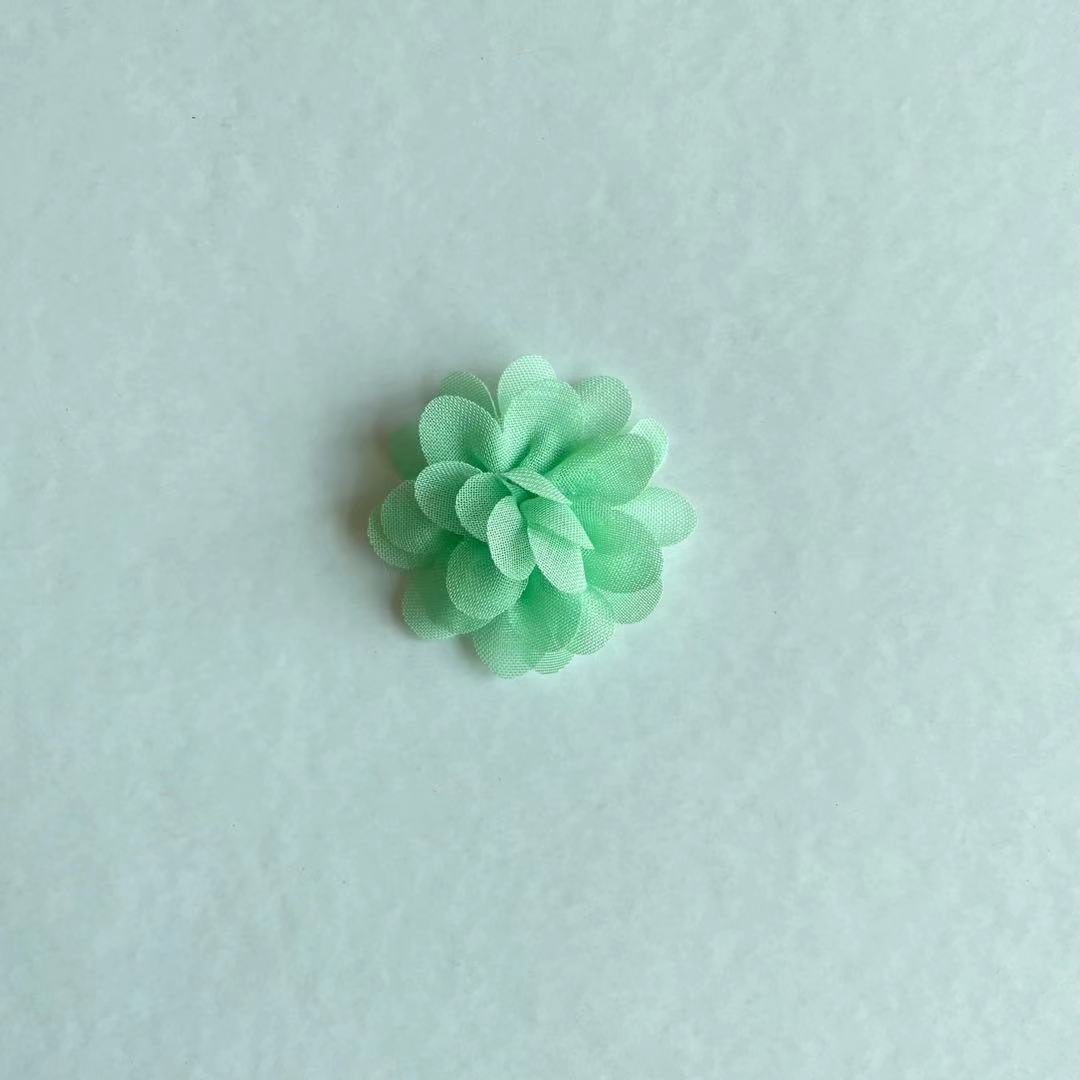 Chiffon 3.5cm small flower children's hair accessories headband flower accessories diy accessories cloth flower clothing shoes and hats accessories