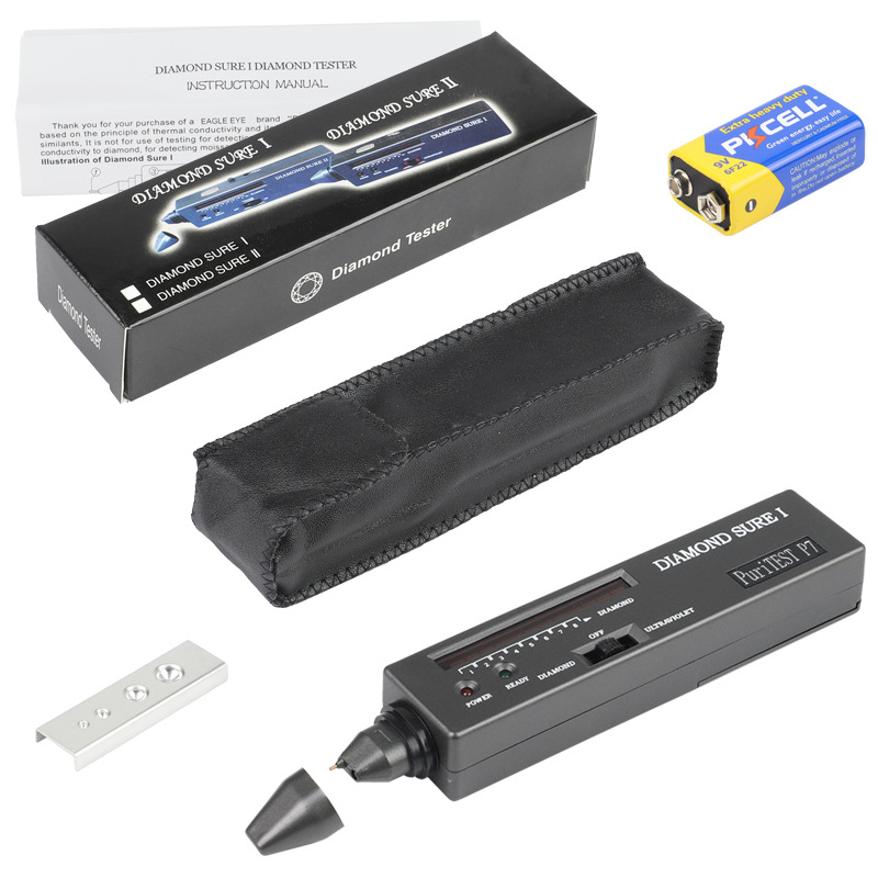 Комплект детектора алмаза и моиссанита, измеритель теплопроводности, инструмент для идентификации драгоценных камней