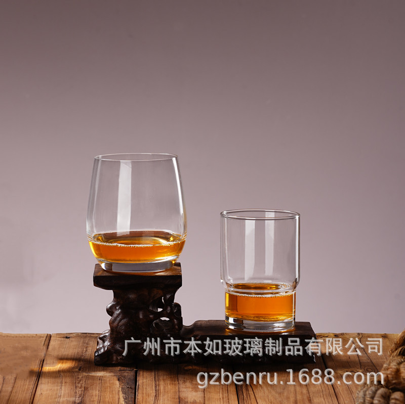 Egg-shaped Cup Tapered Trapezoid Diamond Cup Crystal Glass Whiskey Cup Electroplated Color Wine Cup Milk Tea Drinking Cup