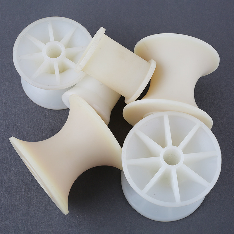 Factory direct supply nylon wheel MC nylon bushing nylon bearing wheel mechanical parts injection parts wear-resistant nylon wheel