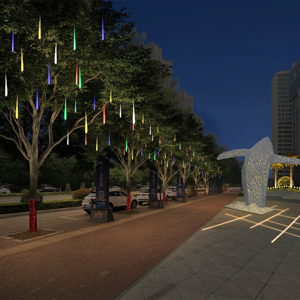 Lighting Renovation Plan for the Square Outside Youfa Jinlin Mansion in Weinan City, Shaanxi Province Century Plan for Road Lighting Lighting