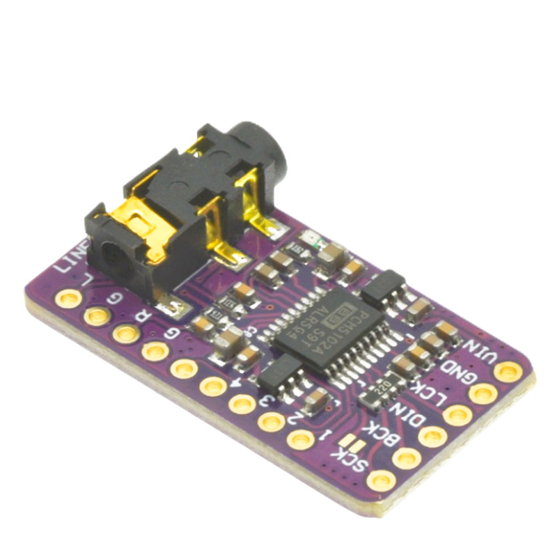 Pcm5102 Audio Stereo Digital-To-Analog Converter Dac Decoder Board I2S Iis Microcontroller Audio Module