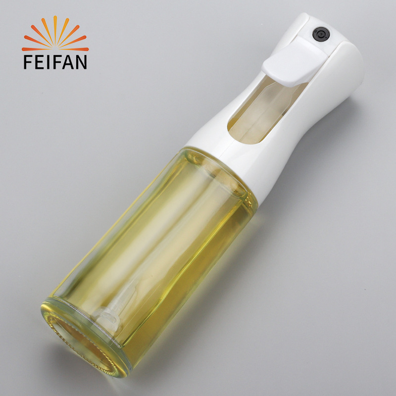 [Glass oil pot] 2023 New Fine Mist Oil Spray bottle cross-border oil spray Pot Kitchen high pressure oil spray bottle