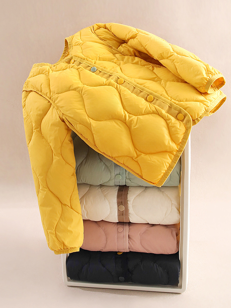 New National Standard 90 White Duck Down Jacket for Children Lightweight Clothes for Boys and Girls Baby Autumn and Winter Down Liner