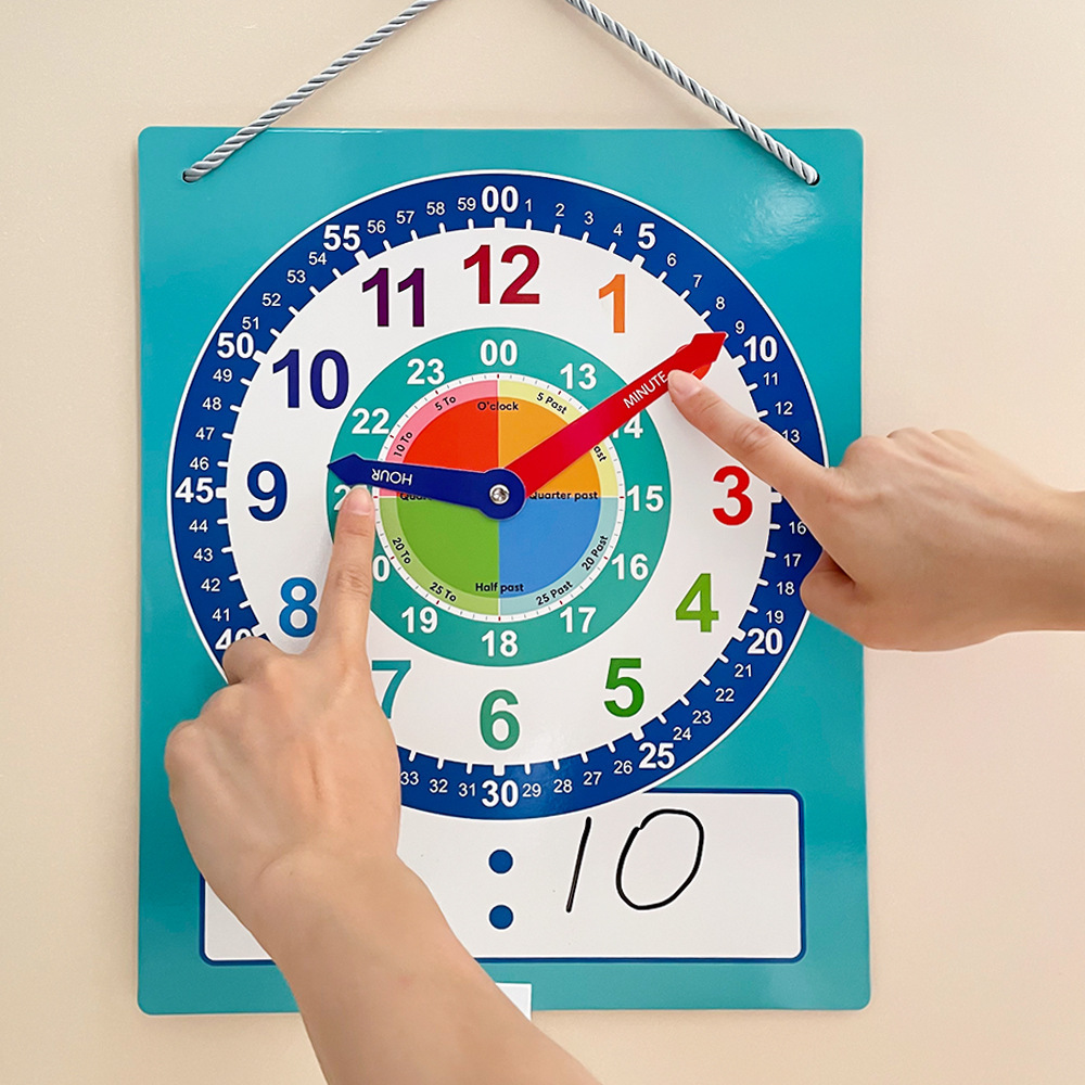 cross-border in stock children clock model primary school students teaching clock teaching aids time cognitive learning teachers' teaching aids