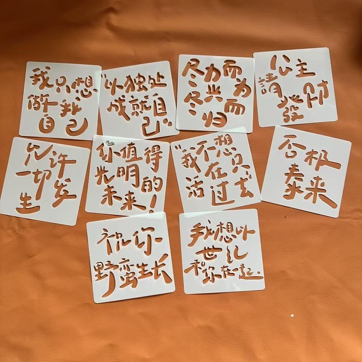 New Oil Pastel Nepalese Hand Ledger Hollow Painting for Children Organ Picture Board Graffiti Text Wholesale