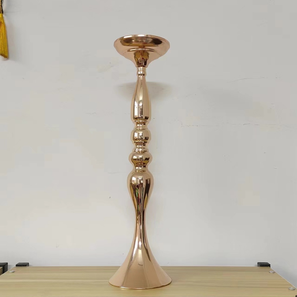 Scandinavian ins Candlestick Road Guide Ornaments Crystal Table Decorations Accessible Luxury Wedding Props