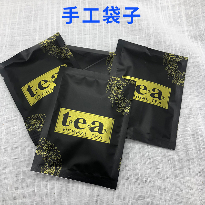 [Processing and Customization] Sour Plum Soup Individually Packaged Chrysanthemum Cassia Seed Health Scented Tea Transparent Individually Packaged Triangular Bag