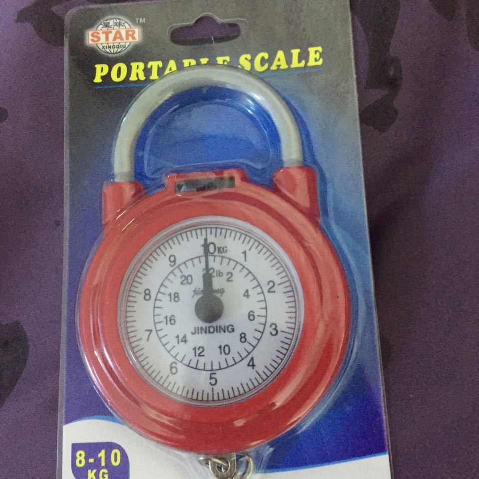 Spring Scale, Portable, Smart and Convenient, 10kg Spring Scales, Household, for Express Delivery, Small, Carry-On, with Hook