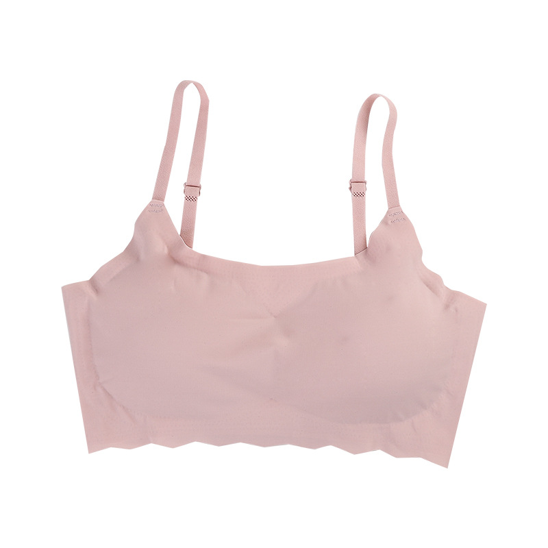 Peace of mind second generation seamless without steel ring one-piece sleep yoga gather plus size sports bra beautiful back underwear for women