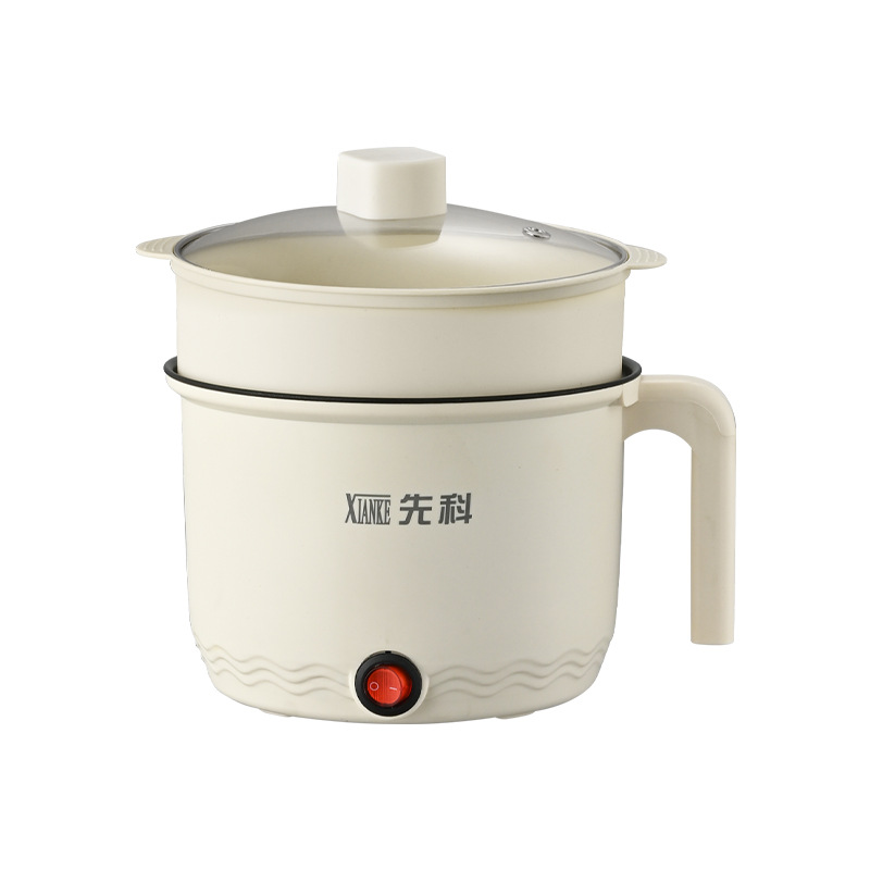 Electric Cooking Pot Non-stick Cooking Pot for Dormitory Students Multi-functional Household Electric Hot Pot Small Mini Single Small Electric Pot