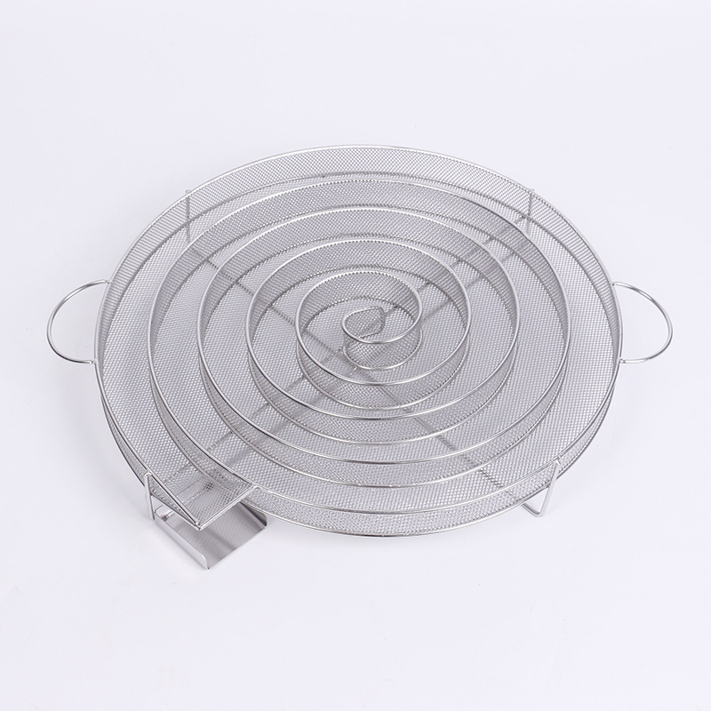 in stock 304 Stainless Steel Smoked Plate Outdoor Cold Smoke Barbecue Smoked Basket Smoked Box Generator Smoked Bar Wholesale