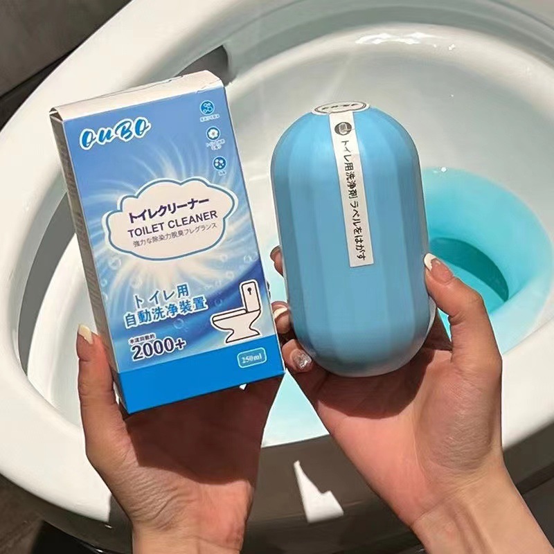 Japanese toilet cleaner toilet cleaning magic box odor removing blue bubble toilet cleaner treasure fragrance cleaning toilet magic bottle fragrance type
