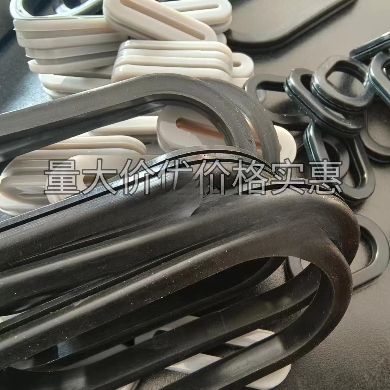 Long Waist Type Protective Coil, Oval Protective Sleeve, Square Sealing Ring, Silicone Fluorine Rubber Opening 20