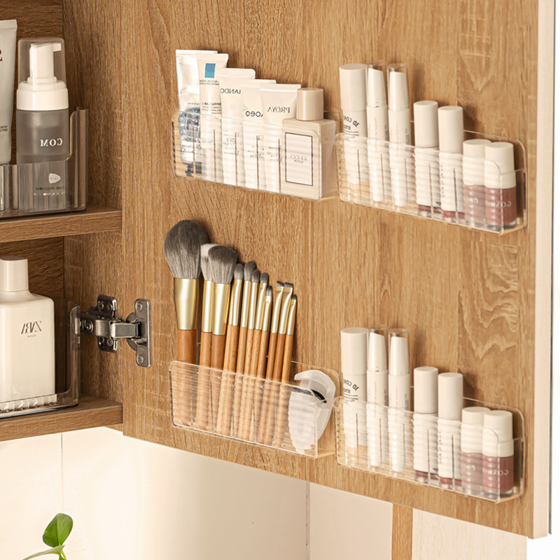 Nachuan wall-mounted lipstick storage box wholesale transparent high-grade makeup brush nail polish cosmetic storage box
