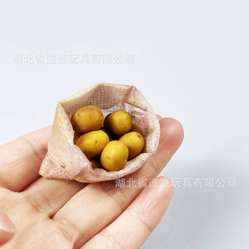 dollhouse dollhouse Miniature Food Toy Ornaments Mini Potato and Sweet Potato Model Kitchen Supermarket Scene