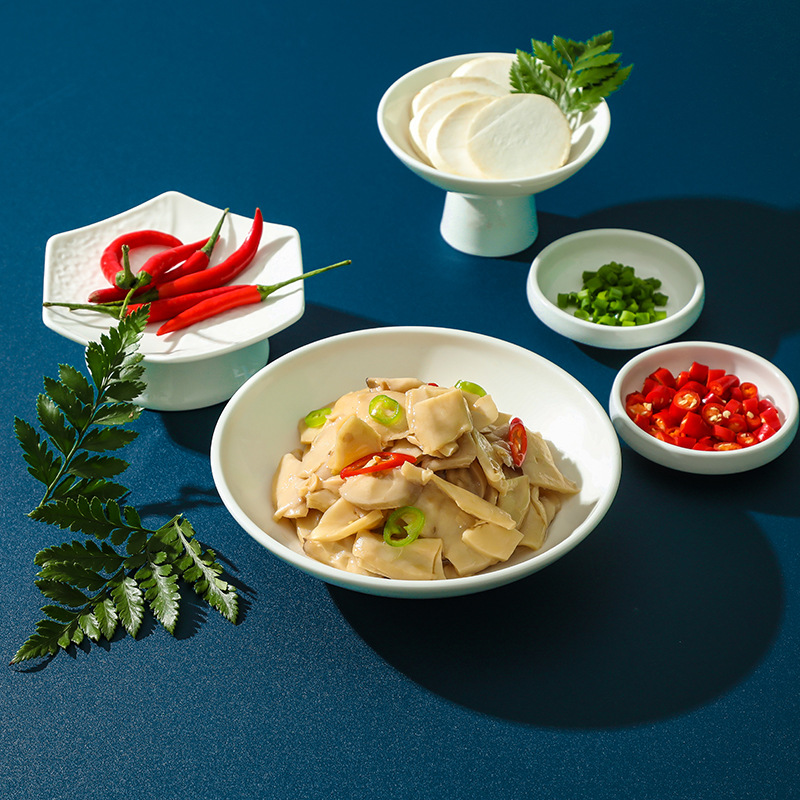 gaishi Commercial Seasoned Scallion Oil Apricot and Abalone Mushroom 150g/bag Ready-to-eat Rice Bibimbap Noodles Appetizer Cold Dishes