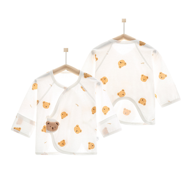 Летняя одежда для новорожденных, полукостюм, 52 размер, 0-3 месяца, тонкий монашеский жакет