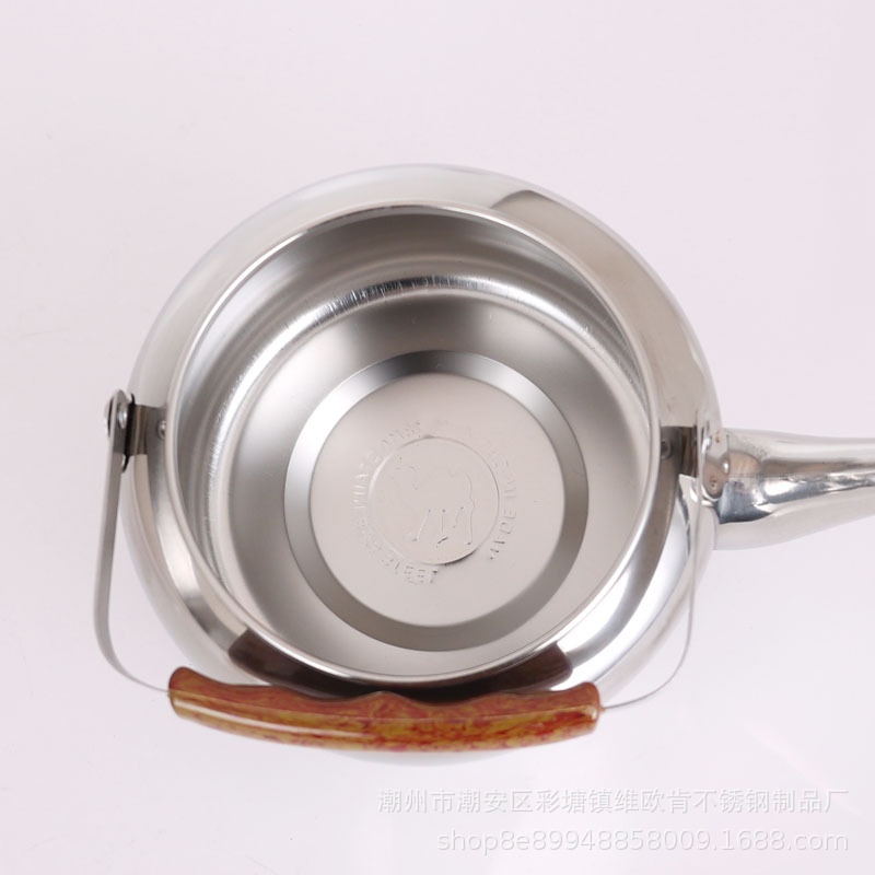 201 stainless steel household Lily kettle old-fashioned kettle gas-electric dual-use induction cooker Tea Kettle restaurant kettle
