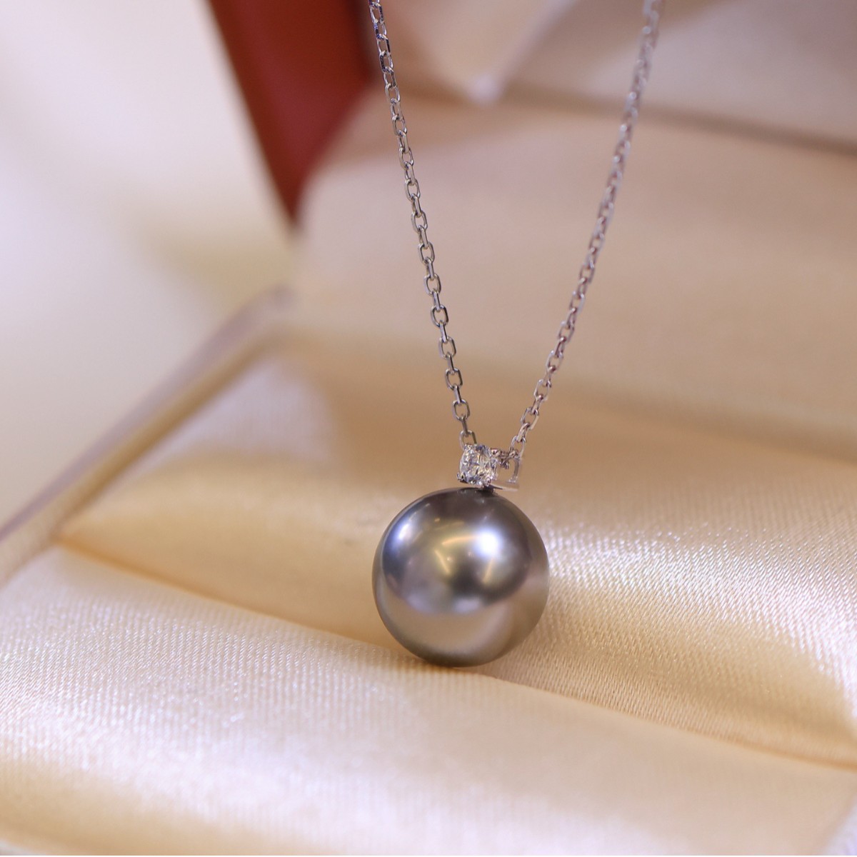 Pt900 аксессуары классический кулон принцессы с вкраплением zircon фигура 9-10мм аксессуары без цепочки без бусин