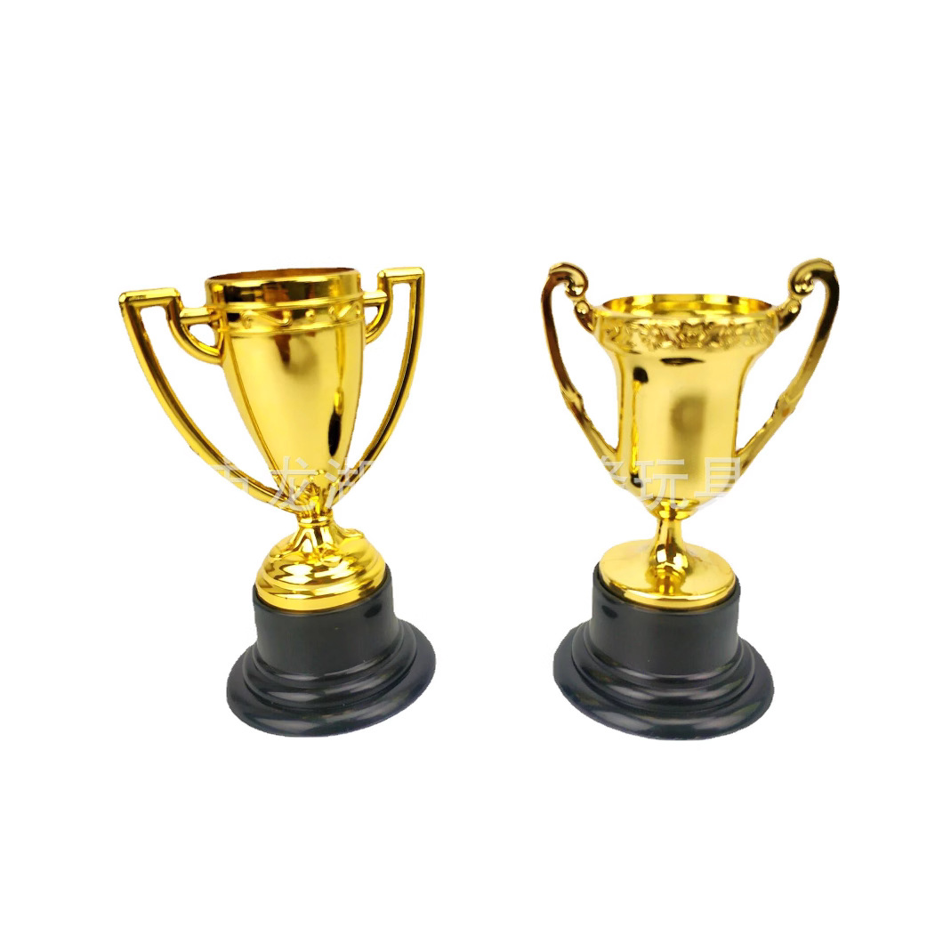 Cross-border Specializes in Plastic Toy Trophy Kidsren's Mini Toys Medal Trophy Holiday Party Small Toys