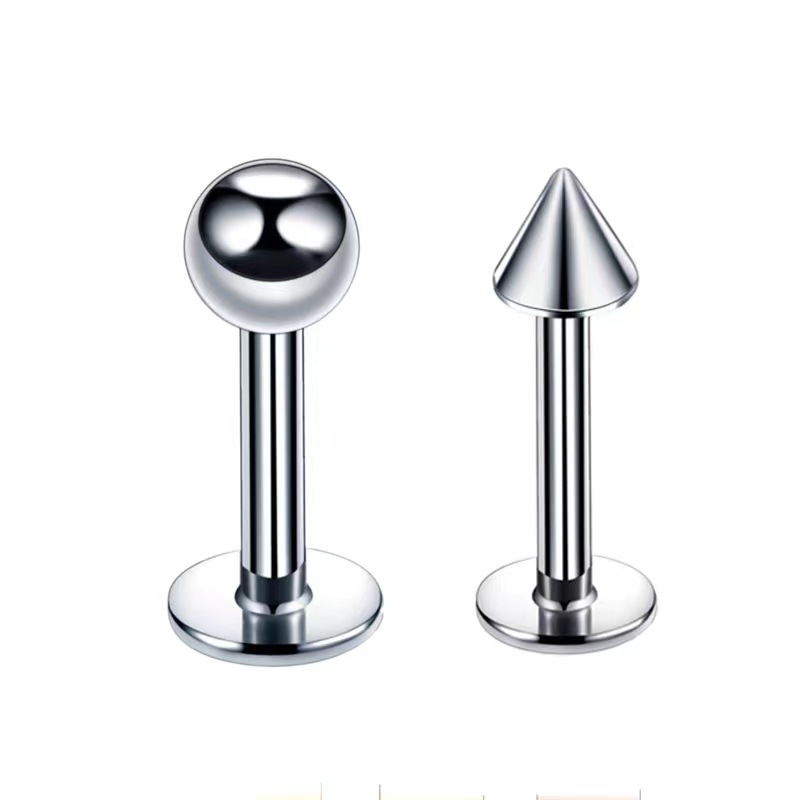 Puncture basic lip nail lip ring tongue nail ear studs factory direct wholesale