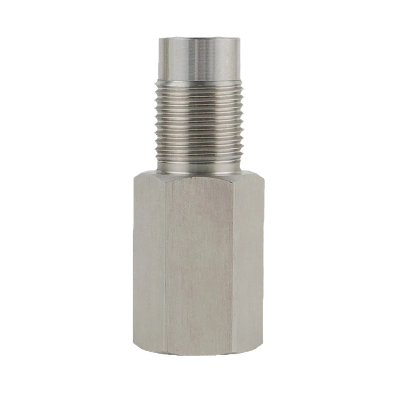 Cross-Border Automotive Modification Parts 180-Degree Oxygen Sensor Stainless Steel Extension Adapter