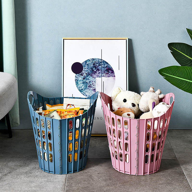 Folding Dirty Clothes Basket Bedroom Bathroom Dirty Clothes Laundry Basket Multifunctional Hand-held Dirty Clothes Basket Foldable Wall-hanging