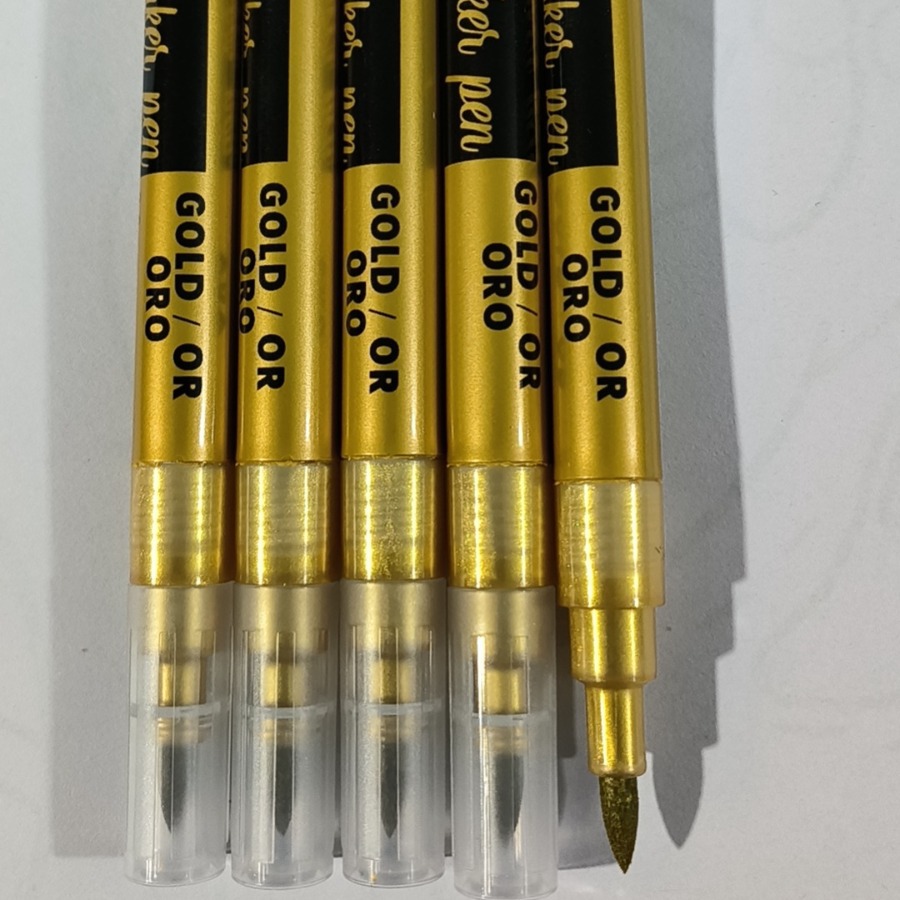 Paint color metallic marker paint marker marker large head metal marker water-based color marker