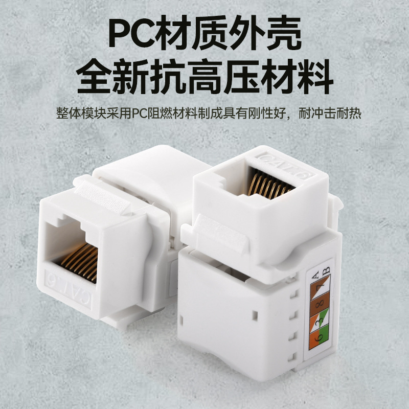 Small Bird Type 90 Degree Category 5E Category 6 Unshielded Network Information Module Rj45 Cat6 Cat5E
