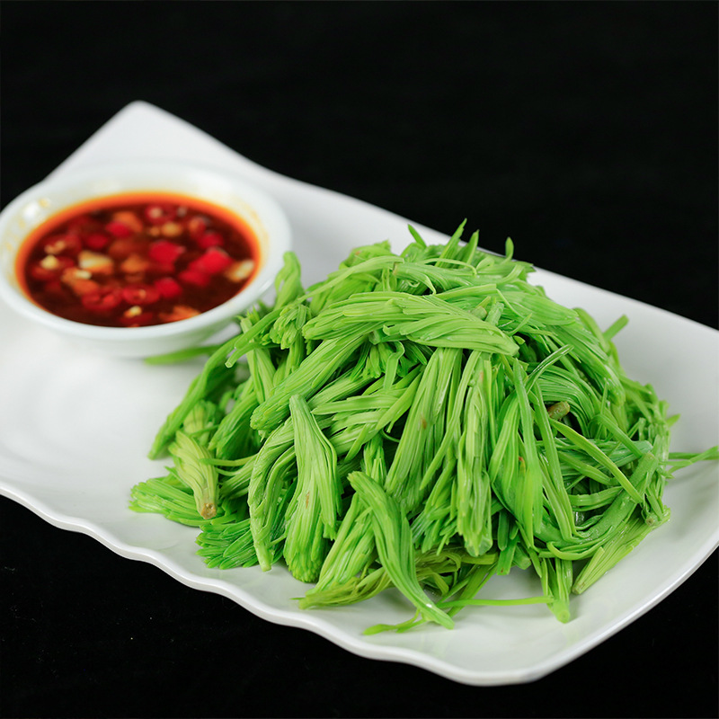 Alpine Shasongjian Hot Pot Cold Vegetable Dish Hotel Restaurant Catering Special Semi-Finished Ingredients Pre-Made Fresh Wild Vegetables