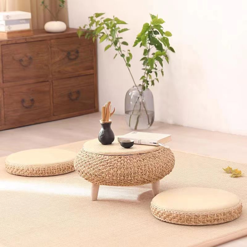 Tatami Internet Popular Coffee Table Bay Window Small Table Kang Table Bedroom Home Simple Windowsill Floor Low Table Rattan Storage