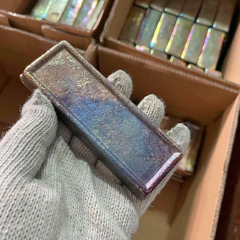 Bismuth Ingot Metal Bismuth Guangdong Factory Produces Bismuth Ingot Processing 99.99 Bismuth Ingot Bismuth Block Bismuth Hemisphere Bismuth Powder Bismuth Manufacturing