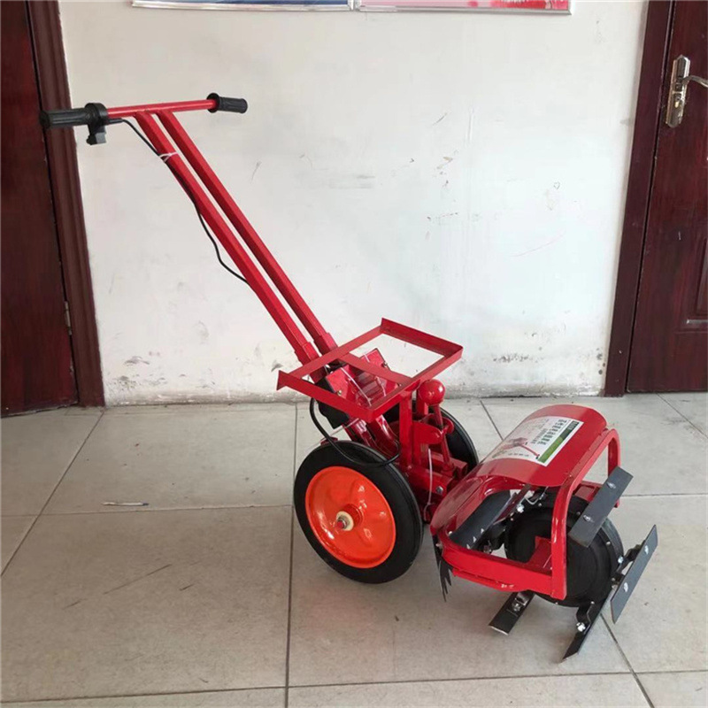 Electric small weeding machine garden greenhouse tillage machine 48v rechargeable agricultural rotary tillage loose soil weeding machine