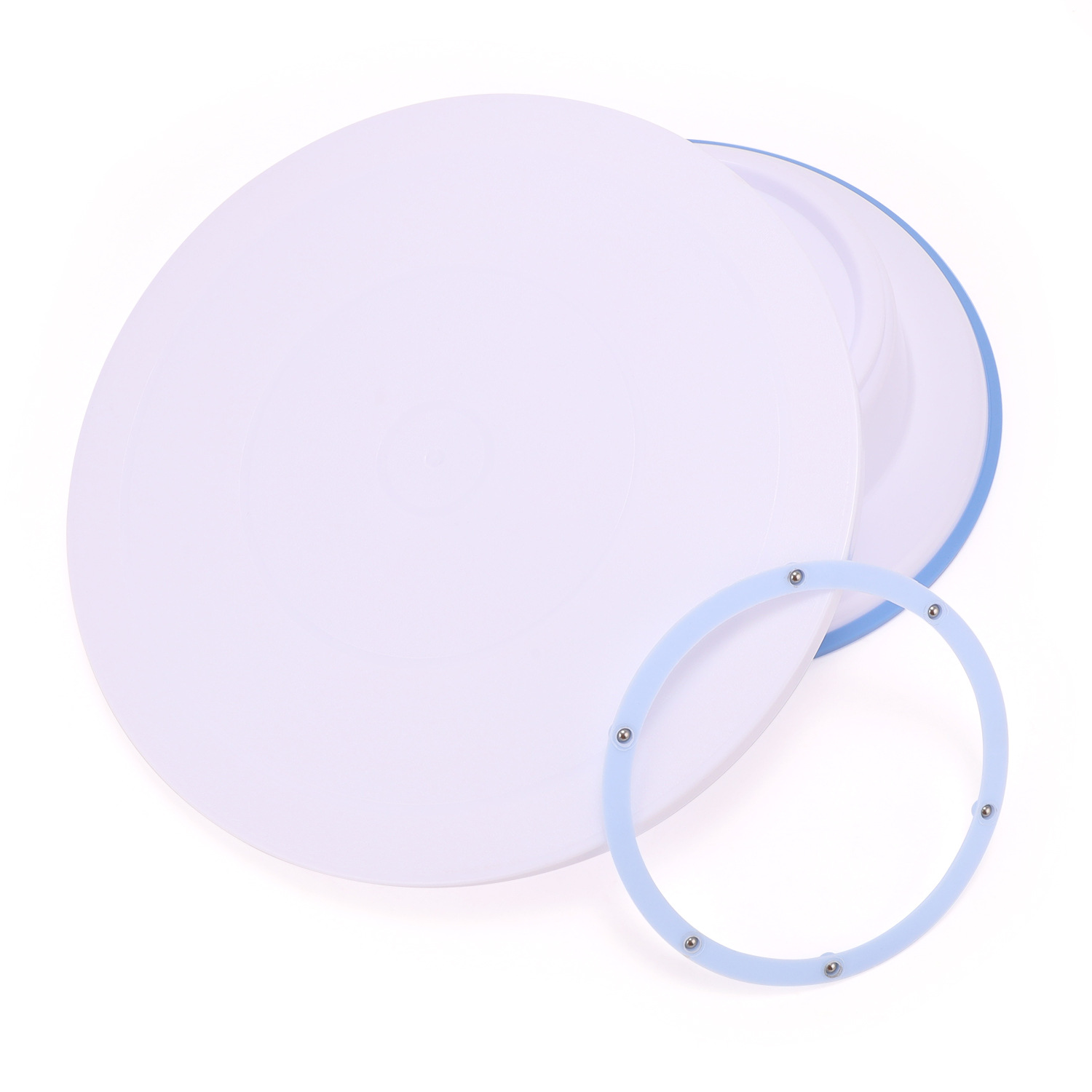 Cake turntable turntable white baking non-slip decorating table factory plastic shape rotating decorating table baking tools