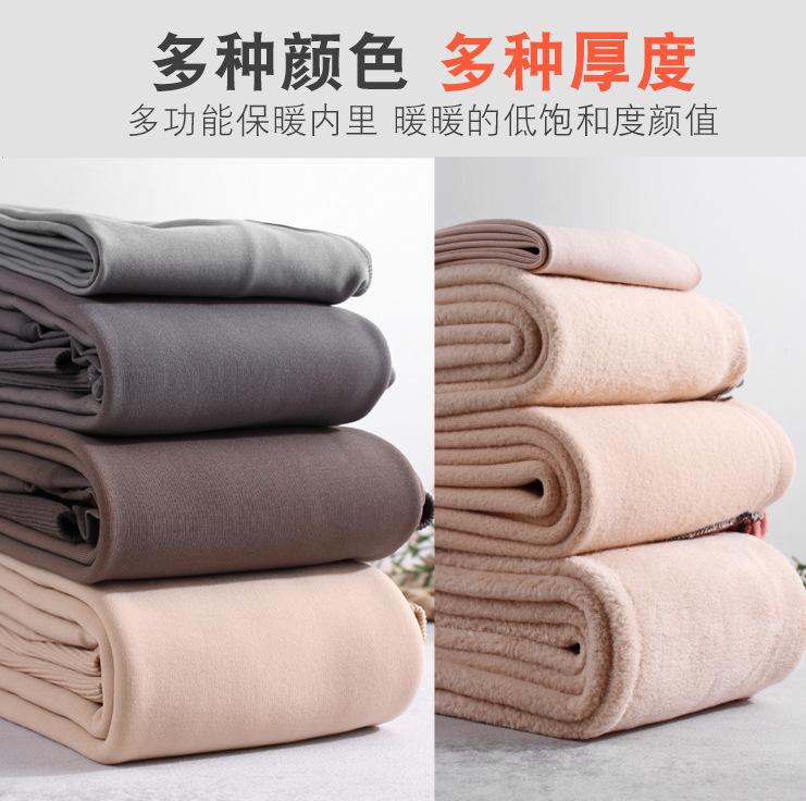 Cross-Border Outer Wear for Autumn and Winter, Fake Translucent, Translucent, Large Size Leggings, Plus Velvet, Stewardess, Gray Bare Legs, Thickened Pantyhose