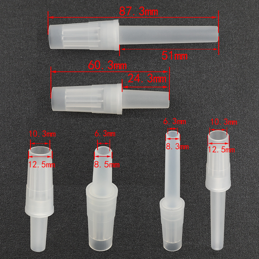 Anti-Fall Suction Blowpipe Alcohol Detection Tester Plastic Air Nozzle Disposable Drunk Driving Tester Blowpipe Air Nozzle