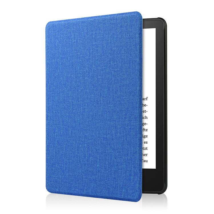 Совместимо с Защитным чехлом для Kindle 2021 года 5 Amazon Paperwhite 4 Защитный чехол для электронной книги Кожаный чехол с тканевым узором