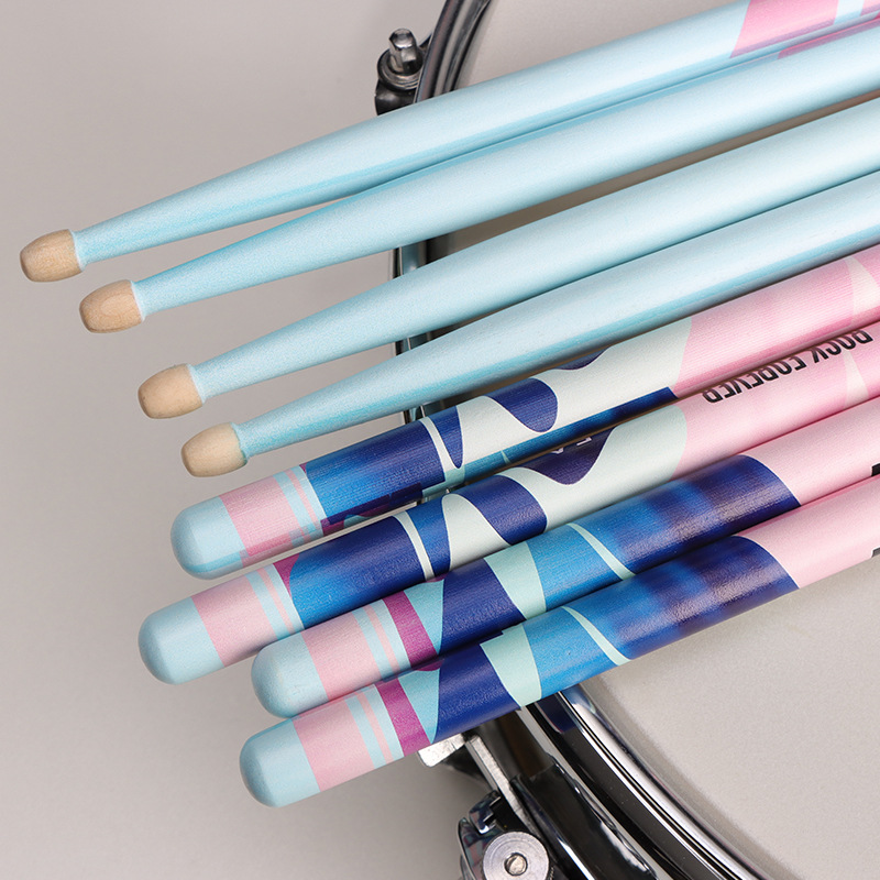Factory Painted Drumsticks Musicfestivalperformancedrumstick Solid Wood Drumsticks
