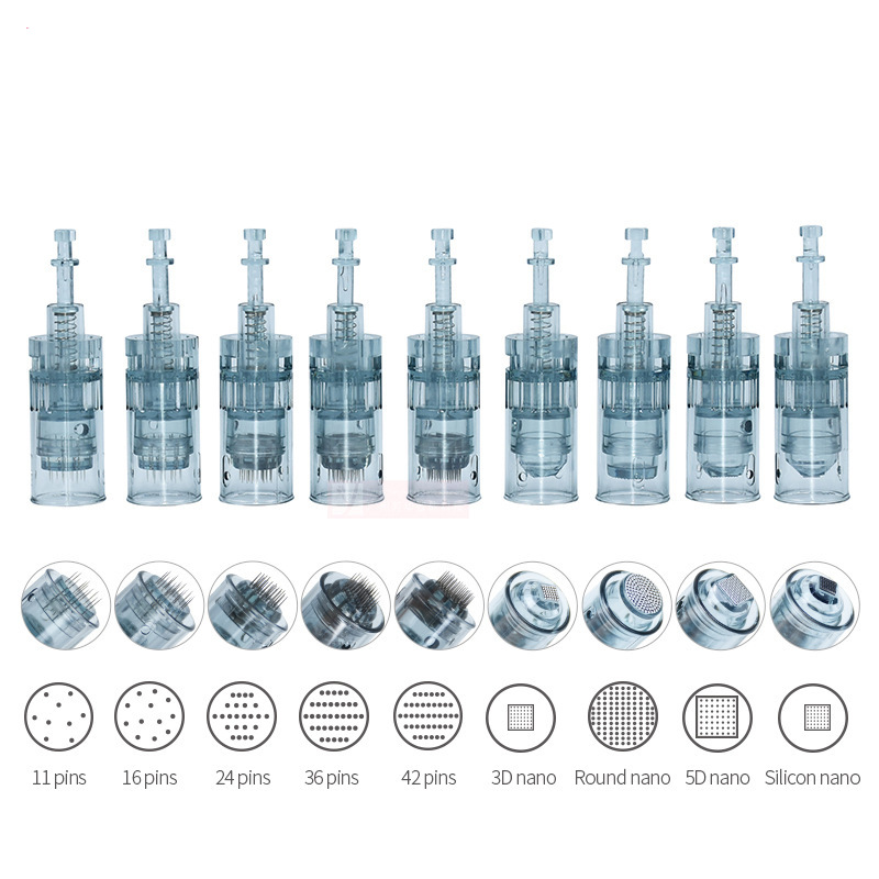 Electric Nano Micro-Needle Needle A9 M8S Round Crystal Micro-Crystal Head 36-Pin Microchip 12-Pin Fully Automatic Beauty Facial