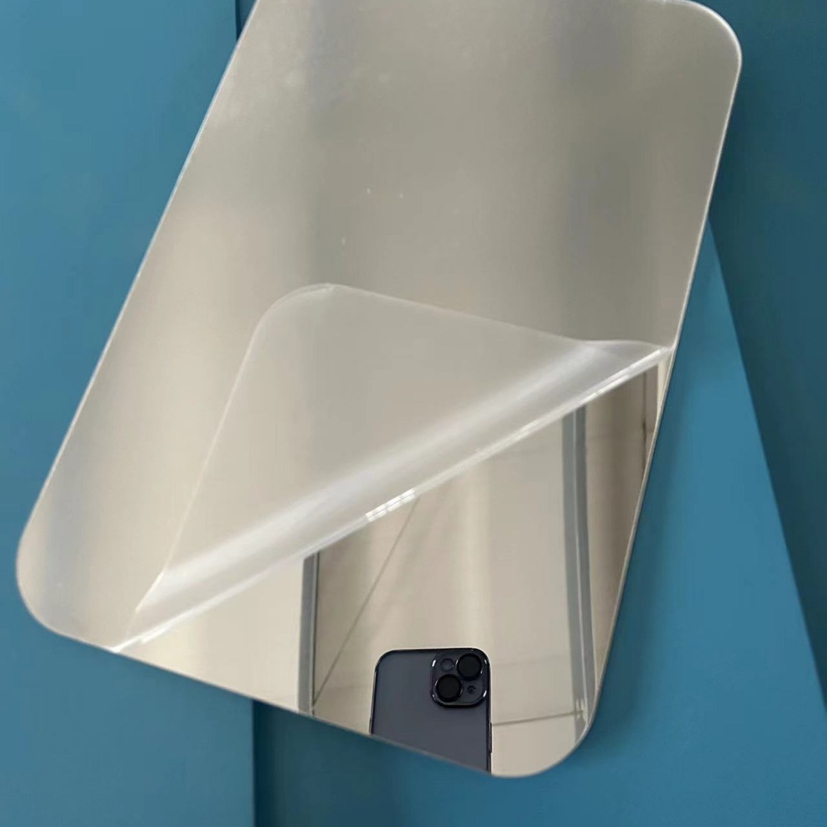 Plastic lens factory luggage lens toy gift lens acrylic mirror square rounded ps lens