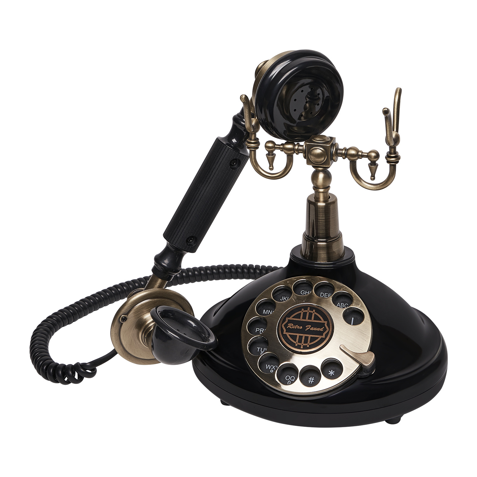 Recording Retro Telephone Message Antique Rotating Telephone Office Hotel Wedding Party Cross-Border