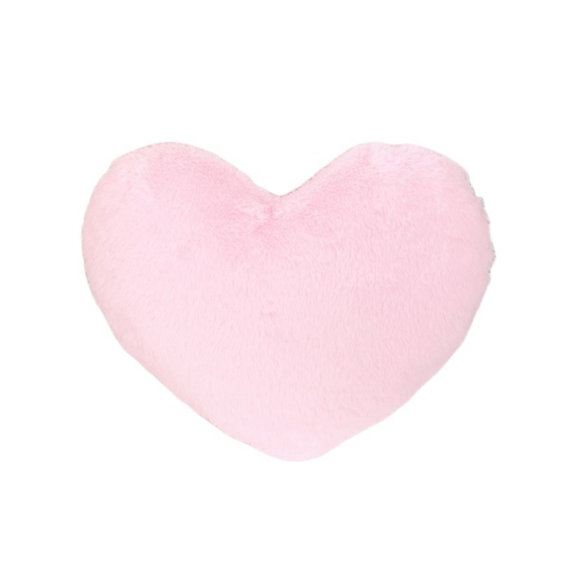 Factory wholesale imitation rabbit fur love pillow creative heart-shaped sofa cushion bedside decoration ornaments can be sent wholesale