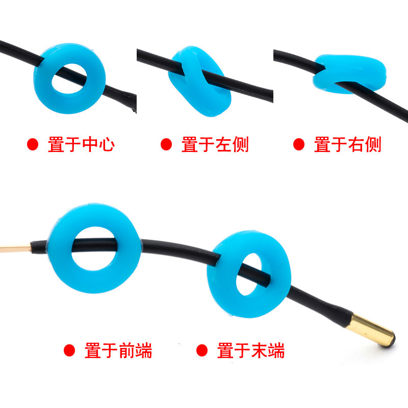 Round Silicone Non-Slip Glasses Earmuffs, Universal Sports Fixed Anti-Slip Earmuffs, Glasses Accessories, Anti-Falling Earmuffs