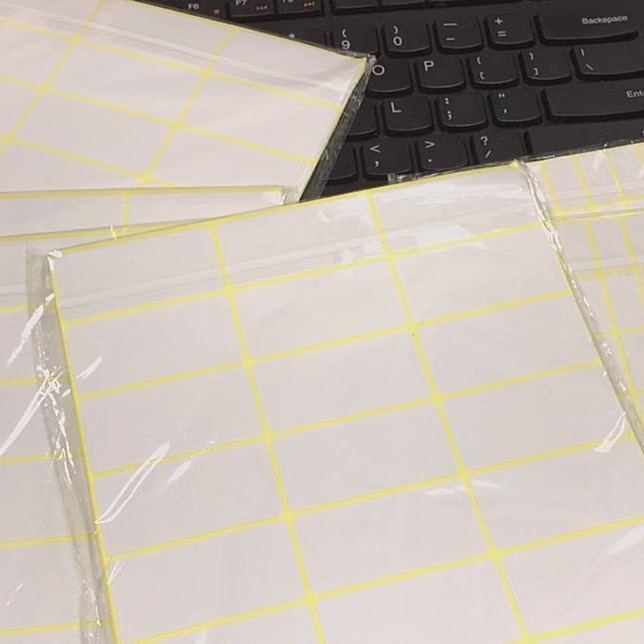 A4 Writing Paper Self-Adhesive Label Stickers Blank Self-Adhesive Small Labels Matte Stickers Barcode Label Printing