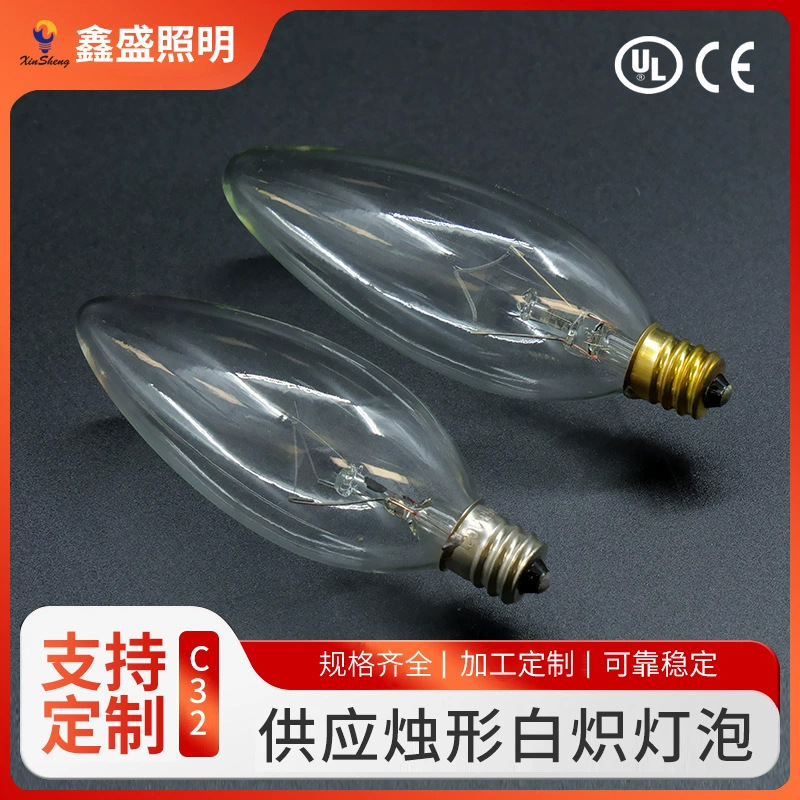 Лампа накаливания C32 92MM E12 120V 40W высокомощная LED лампа от производителей