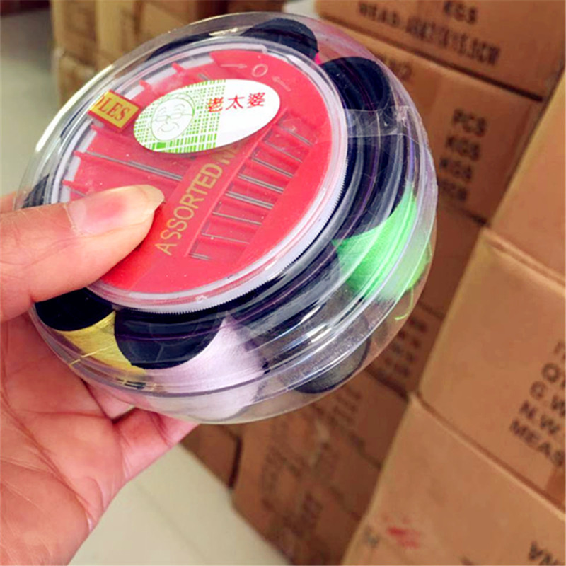 Набор из девяти ниток, швейная сумка для ручного шитья, набор для хранения ниток