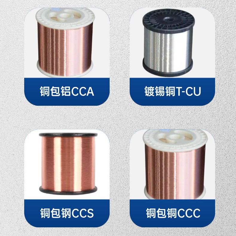 Factory Direct Sales of Tinned Copper-Clad Aluminum Wire, Tinned Audio Cable, Tinned Wire for Export, Fire Alarm Line, Ground Wire with Customized Diameter